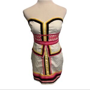 Signature 8 Strapless Dress Sz L